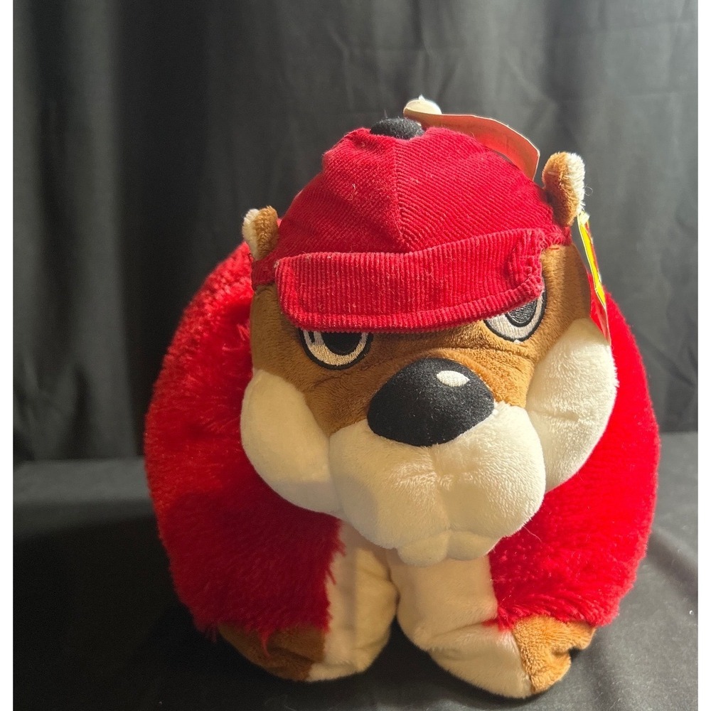 Buc-ee's Beaver Plush Pillow Pet Jaag Red Hat Texas Mascot Stuffed Animal 2020 - Picture 1 of 10